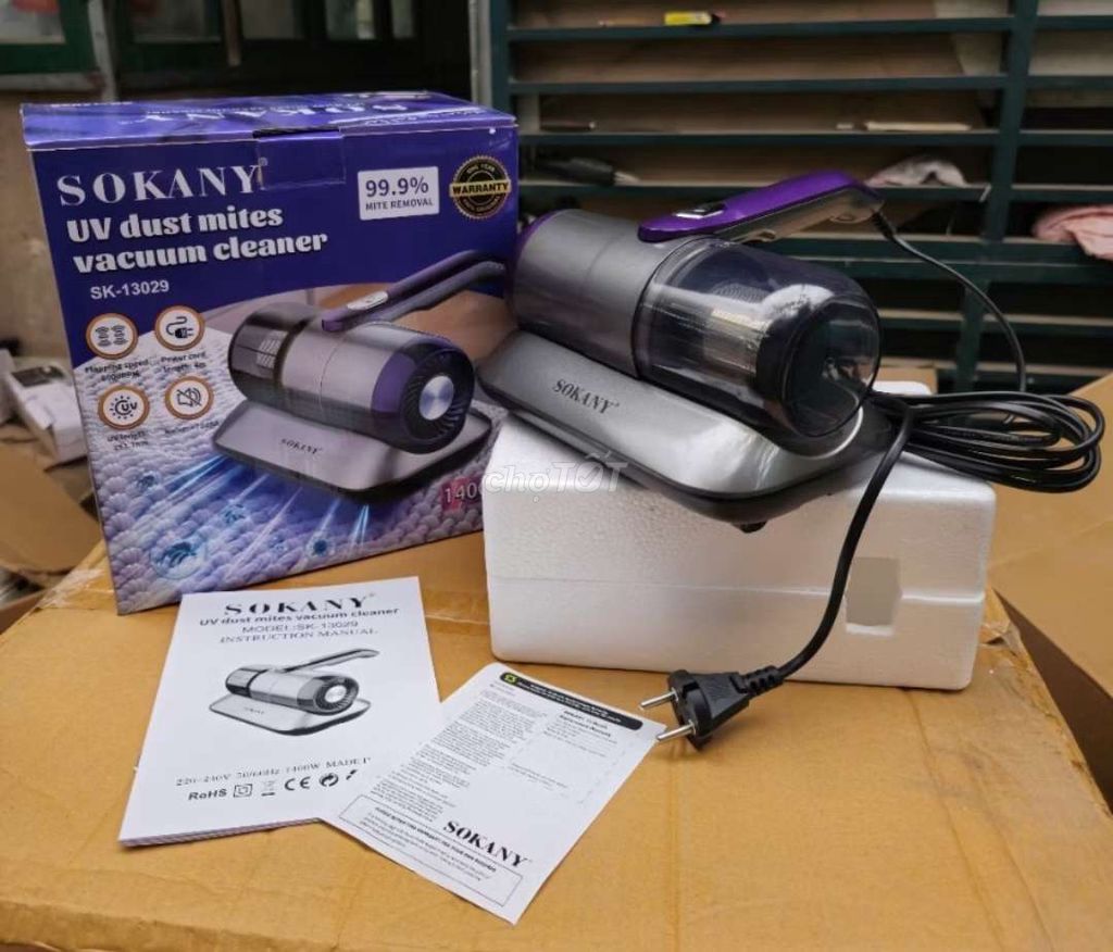 Máy hút bụi Sokany SK-13029 Tím xám. Mua bán Nội thất, đồ gia dụng khác tại Huyện Châu Thành Trà Vinh được đăng bởi Thanh Lý Tất hình 1