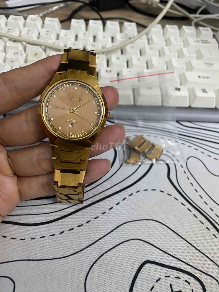 Đồng hồ Rado Đá sapphire mới 100%. Mua bán Đồng hồ tại Huyện Vị Thuỷ Hậu Giang được đăng bởi Luân Nguyễn hình 1