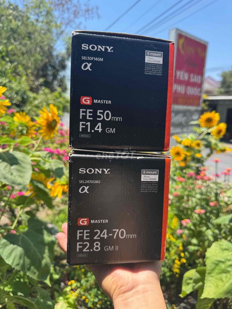 cần bán ống kính 50f1.4Gm và 24-70Gm2. Mua bán Máy ảnh, Máy quay tại Thành phố Bà Rịa Bà Rịa - Vũng Tàu được đăng bởi Dương hình 1
