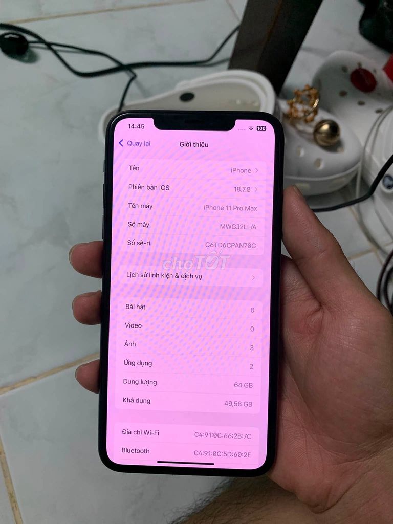 Apple iPhone XS Max 64GB Xám Đã sử dụng. Mua bán Điện thoại tại Quận 10 Tp Hồ Chí Minh được đăng bởi Hội Đồ Điện Tử hình 1