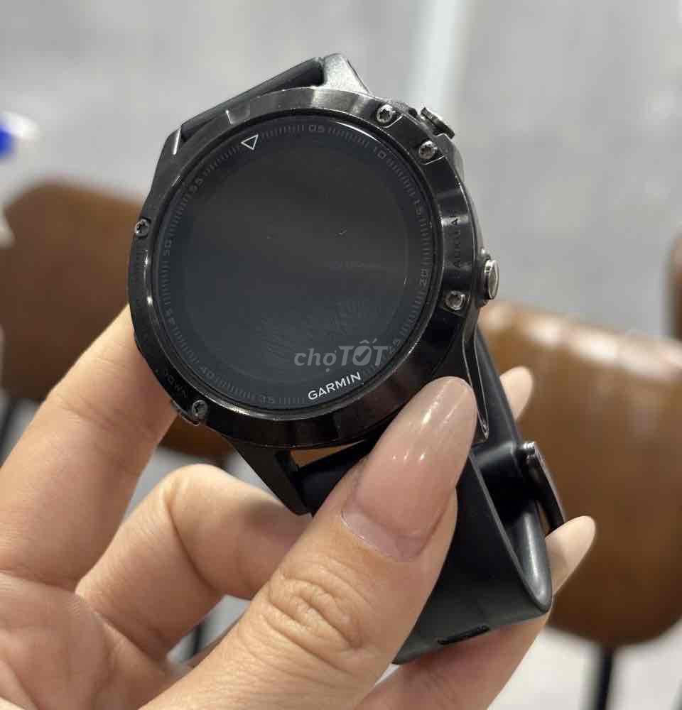Garmin Fenix 5 Đen Thép không gỉ. Mua bán Thiết bị đeo thông minh tại Quận 5 Tp Hồ Chí Minh được đăng bởi Anh Thư hình 1