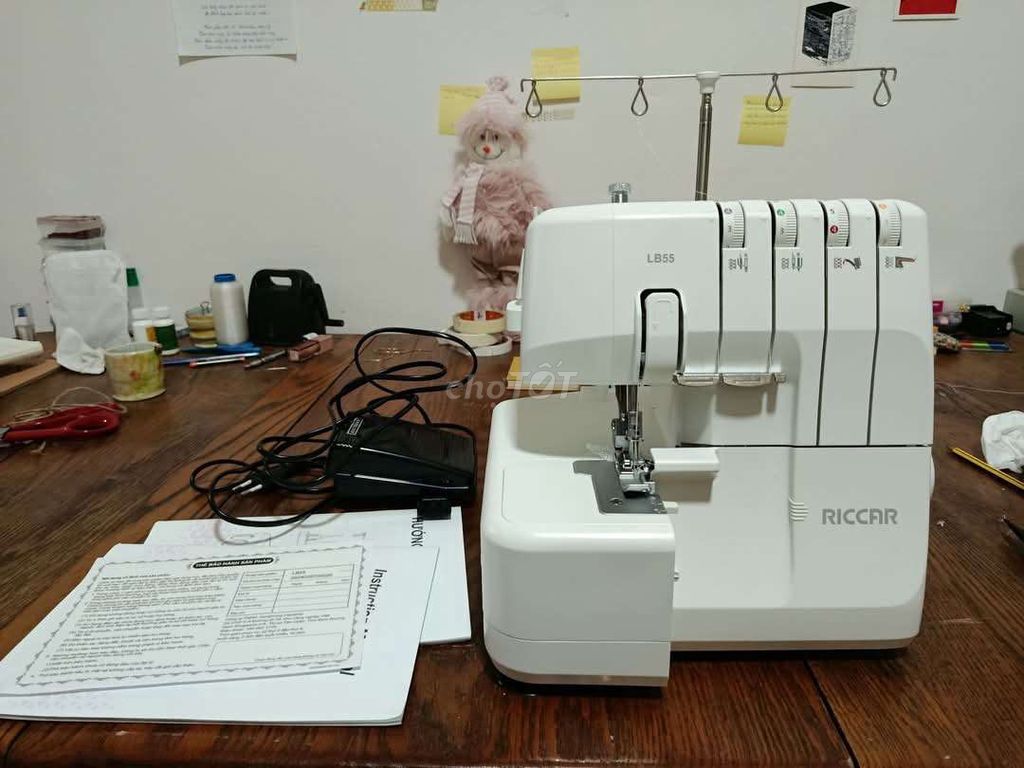 Máy vắt sổ RICCAR LB55 Trắng Còn mới. Mua bán Đồ dùng văn phòng tại Quận Nam Từ Liêm Hà Nội được đăng bởi Ngô Ngọc Minh Hằng hình 1