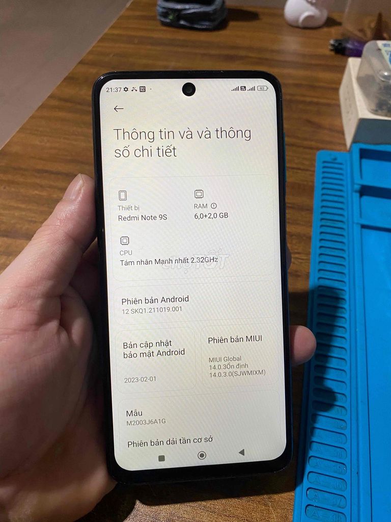 Xiaomi Redmi Note 9S 128GB Xanh. Mua bán Điện thoại tại Quận Sơn Trà Đà Nẵng được đăng bởi hùng hình 1