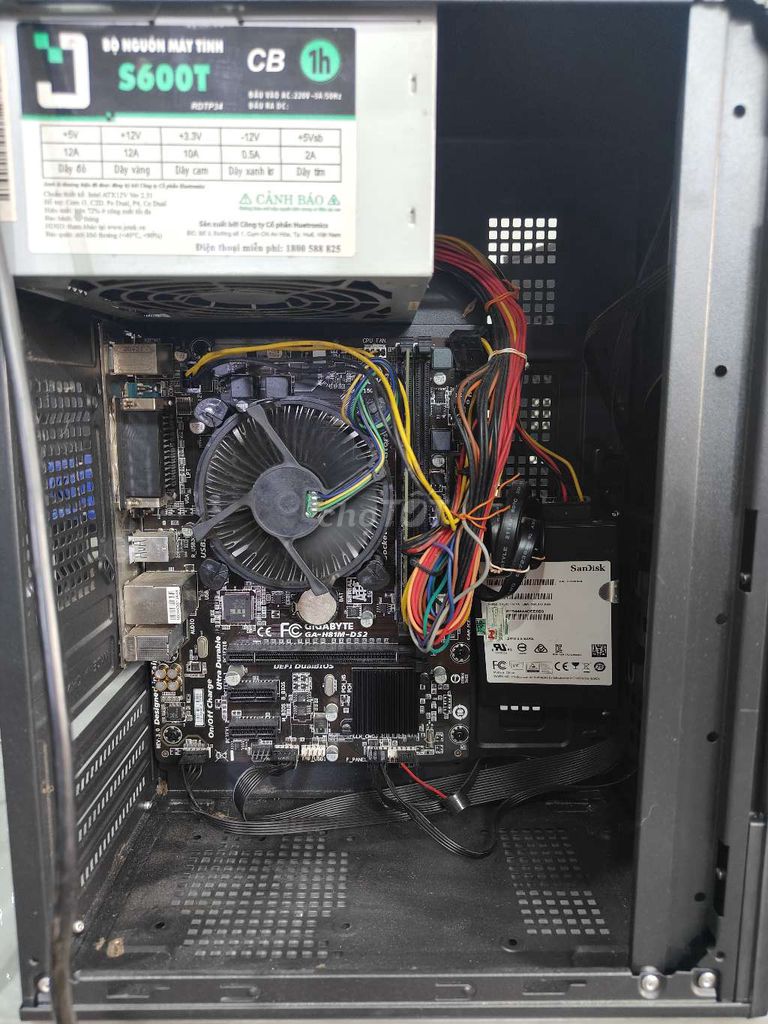 Thùng cpu giga h81, cpu i3, ram 4gb, ssd 120gb. Mua bán Máy tính để bàn tại Huyện Bắc Tân Uyên Bình Dương được đăng bởi Đoàn Gia hình 1