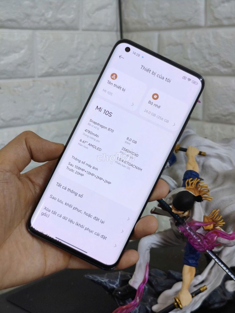Xiaomi Mi 10S 8/256 Rom Quốc Tế 🔊. Mua bán Điện thoại tại Thị xã Hương Thủy Thừa Thiên Huế được đăng bởi MiPhoneZ hình 1