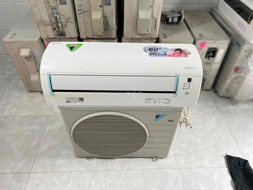 ML Daikin Inverter 1.0Hp mới 97% R32 Japan 100v