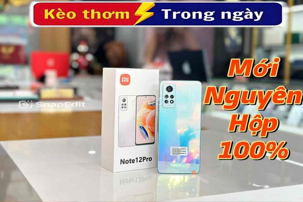 NOTE 12 PRO - 256GB - FULLBOX Mới 100% Nguyên Seal