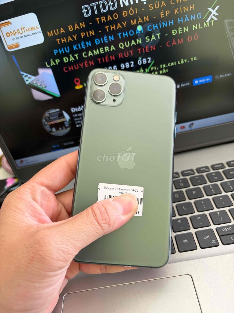 Apple iPhone 11 Pro Max 64GB Xám - Siêu đẹp. Mua bán Điện thoại tại Thị xã Cai Lậy Tiền Giang được đăng bởi Nhựt Nguyễn hình 1