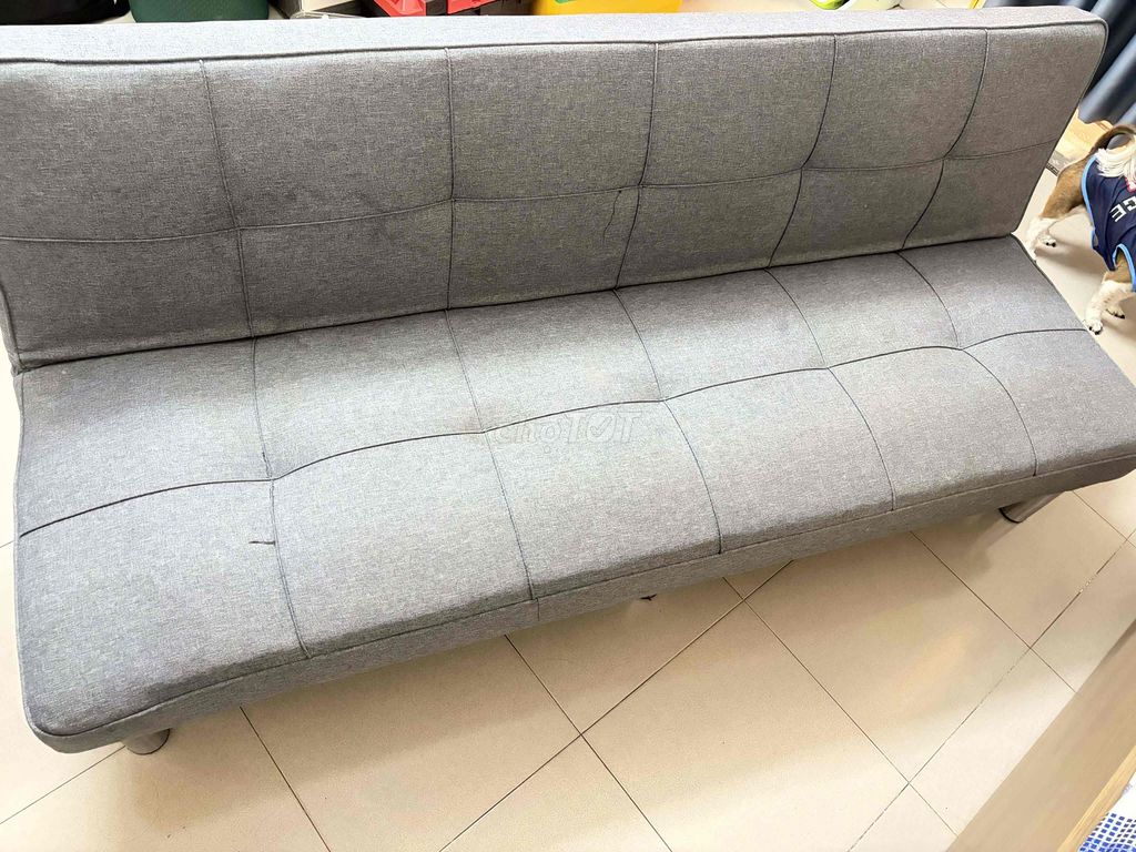 Sofa giường Vải Xám 180 x 110 cm. Mua bán Giường, chăn ga gối nệm tại Quận 3 Tp Hồ Chí Minh được đăng bởi huy pham hình 1