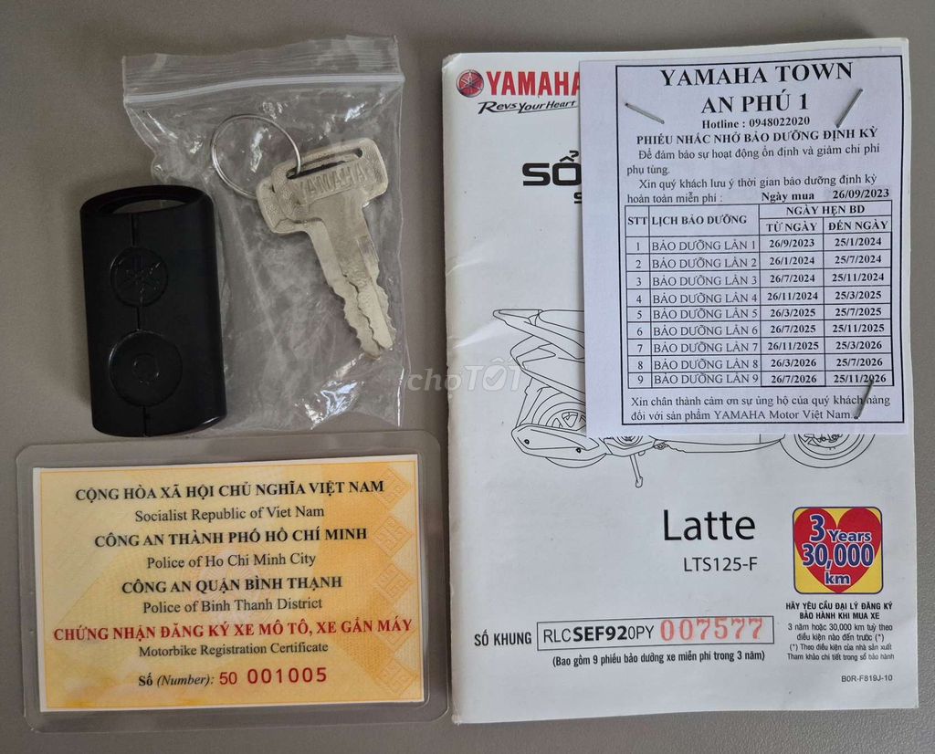 2023. Tháng 10. Yamaha Latte.  4.750km. Mua bán Xe máy tại Quận Sơn Trà Đà Nẵng được đăng bởi Seong Yong Park hình 6