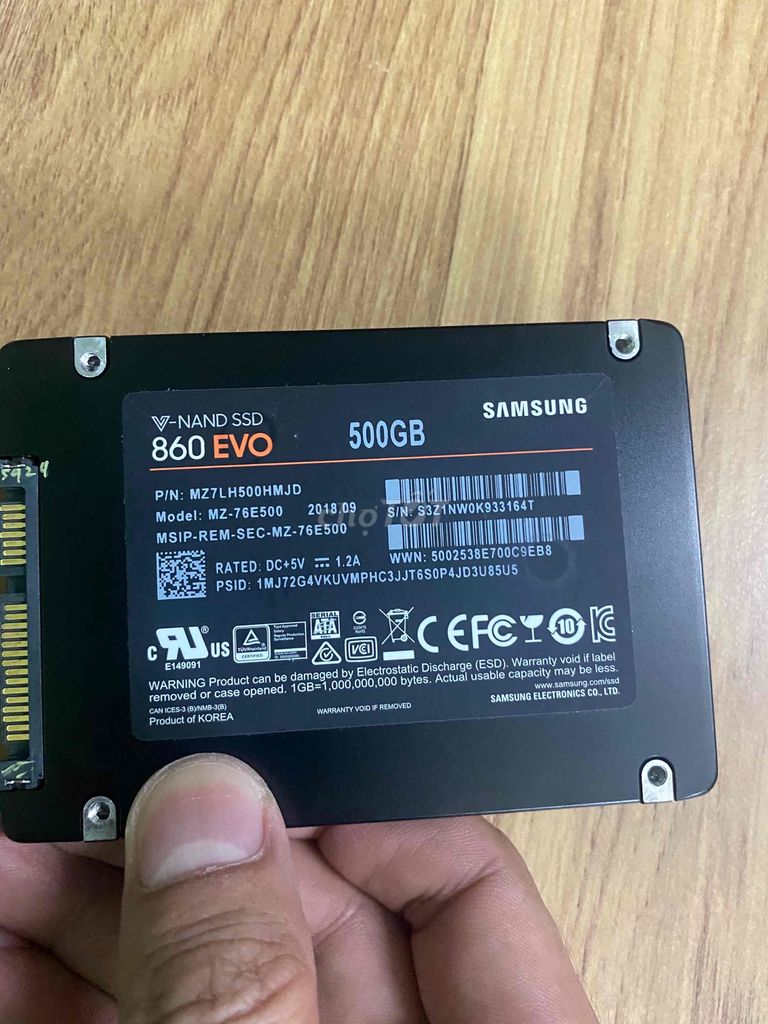 SSD Samsung 500G ship us sẵn Win 10 Pro zin all