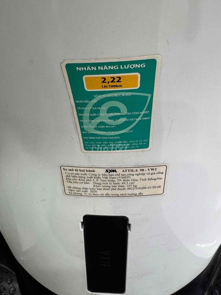 ATTILA 50cc-2020. Zin Cọp. Biển Số Thần Tài. Mua bán Xe máy tại Thành phố Rạch Giá Kiên Giang được đăng bởi XE MÁY CŨ TÂN 128 hình 11