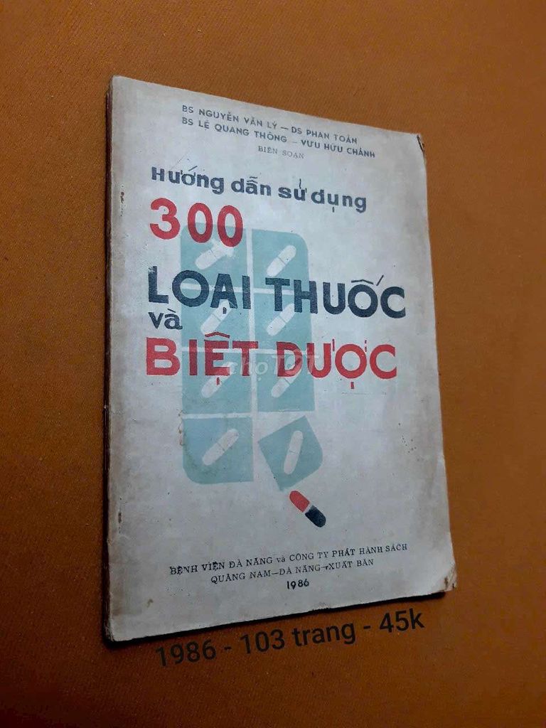 sách 300 loại thuốc và biệt dược