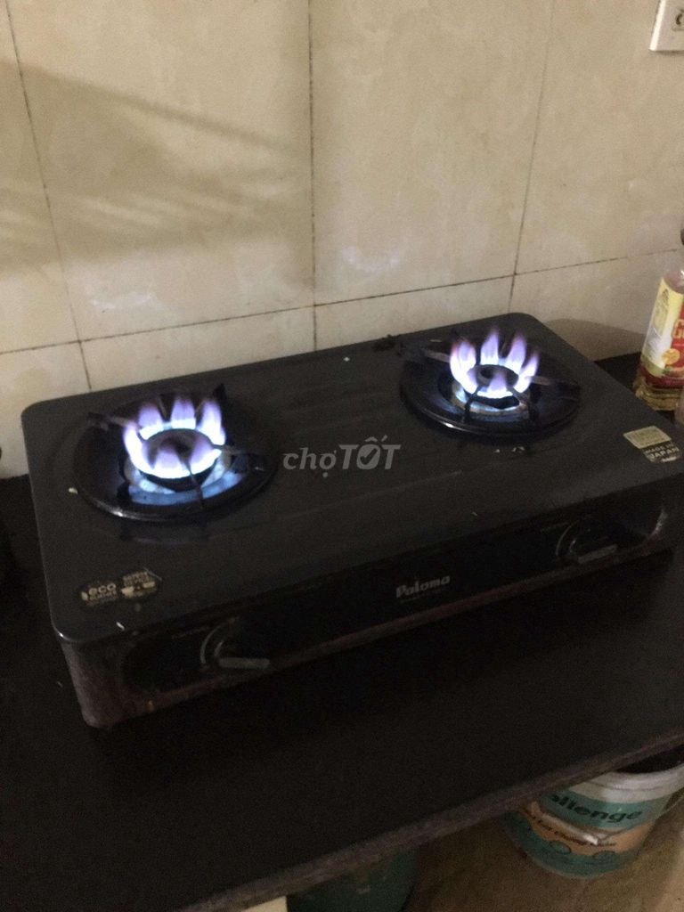 Bếp ga đôi Paloma Nhật Bản Đen. Mua bán Bếp, lò, đồ điện nhà bếp tại Huyện Gia Lộc Hải Dương được đăng bởi Vuxuan Bach hình 1