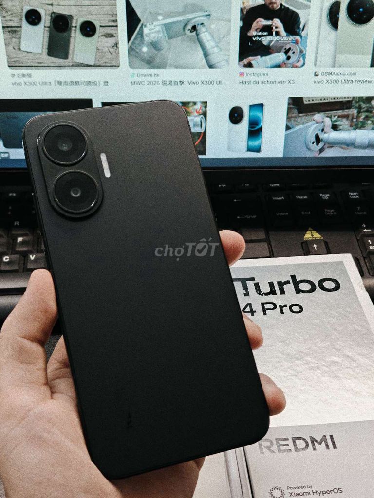 Redmi Turbo 4 Pro 16GB/256GB Đen. Mua bán Điện thoại tại Quận Hà Đông Hà Nội được đăng bởi Tài hình 1