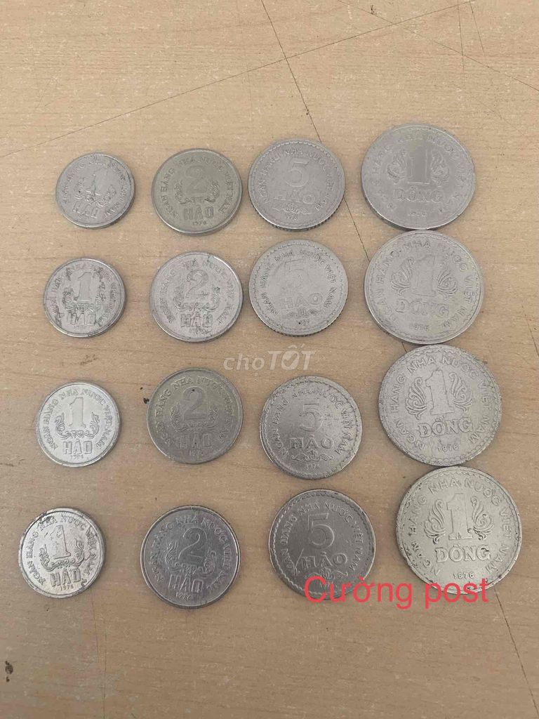 Bộ tiền xu Việt Nam 1976. Mua bán Đồ sưu tầm, đồ cổ tại Thành phố Phan Thiết Bình Thuận được đăng bởi Tiền xưa Việt Nam Cường post hình 1