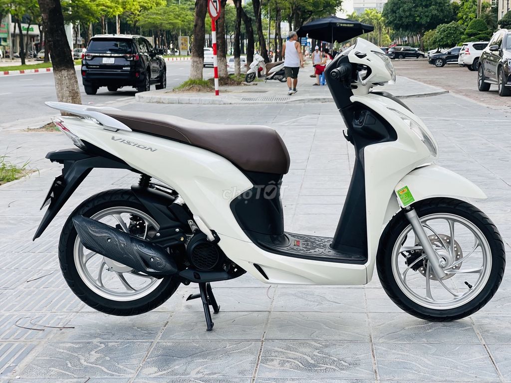 Honda Vision 110 Fi Trắng Bản Cao Cấp 2023 Biển 29. Mua bán Xe máy tại Quận Nam Từ Liêm Hà Nội được đăng bởi HẢI ĐĂNG hình 3