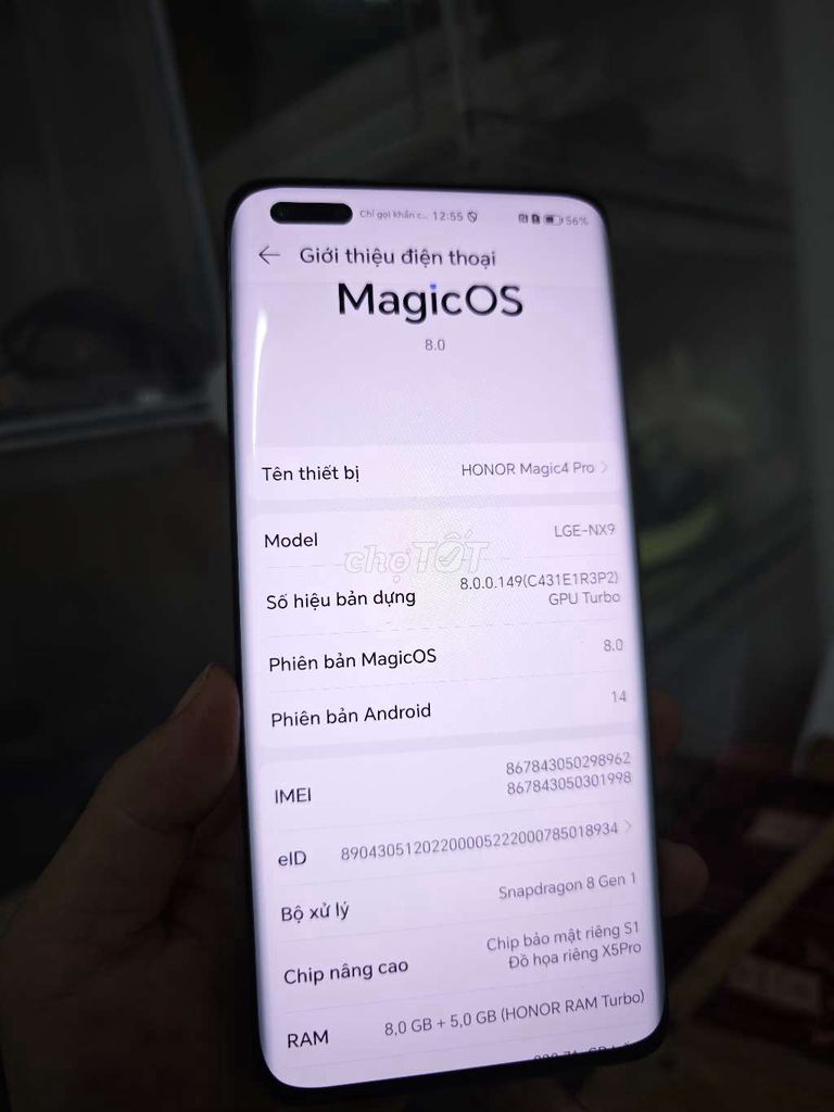 Honor Magic 4 Pro 8/256Gb. Mua bán Điện thoại tại Quận Gò Vấp Tp Hồ Chí Minh được đăng bởi Ánh hình 2