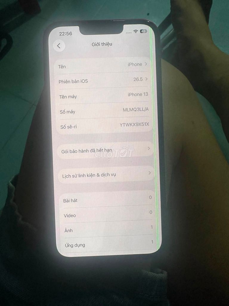 Apple iPhone 13 Đỏ Màn hình sọc. Mua bán Điện thoại tại Quận 5 Tp Hồ Chí Minh được đăng bởi Hội Đồ Điện Tử hình 1