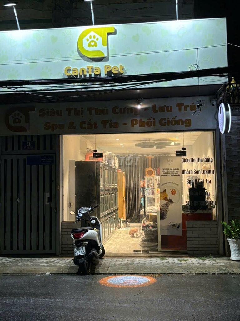 Sang nhượng Shop thú cưng Q7 (siêu thị và dịch vụ spa thú cưng)