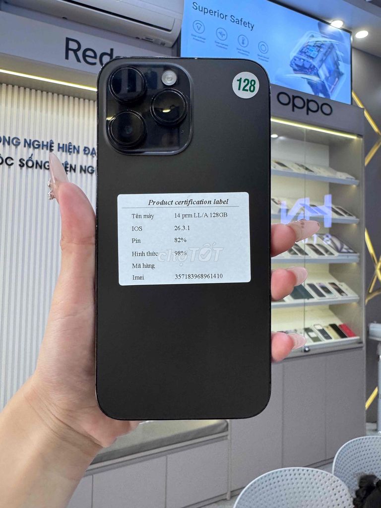 14prm LL/A 128gb đen. Mua bán Điện thoại tại Thành phố Nam Định Nam Định được đăng bởi nguyễn việt hoàng hình 1