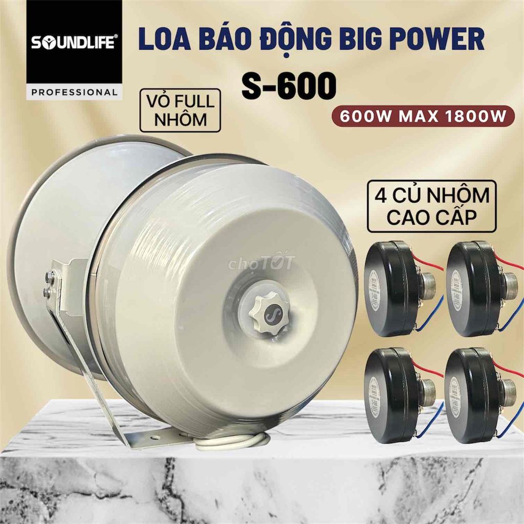 Loa phóng thanh Soundlife S-600. Mua bán Tivi, Âm thanh tại Quận Long Biên Hà Nội được đăng bởi SOUNDLIFE ÂM THANH CHÍNH HÃNG CAO CẤP hình 1