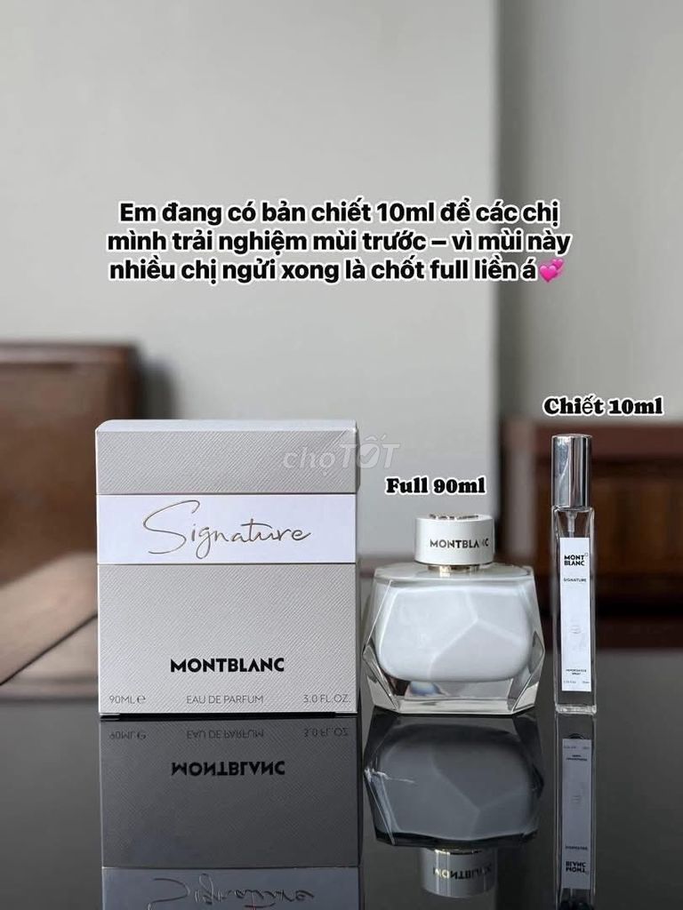 Nước hoa Montblanc Signature Nữ 10ml. Mua bán Nước hoa tại Quận Cẩm Lệ Đà Nẵng được đăng bởi Perfume Nước hoa chính hãng Chuyên xách tay hình 1