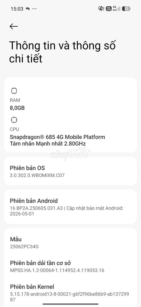 Poco M7 Pro 8GB. Mua bán Điện thoại tại Quận Bình Thạnh Tp Hồ Chí Minh được đăng bởi Le Dung hình 1