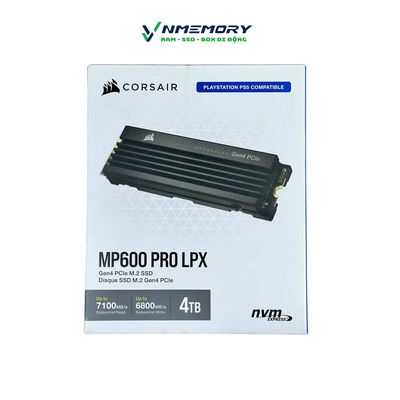 Ổ cứng SSD Corsair MP600 PRO LPX 4TB PCIe Gen4 x4. Mua bán Linh kiện (RAM, Card...) tại Quận Tân Bình Tp Hồ Chí Minh được đăng bởi Memoryshop