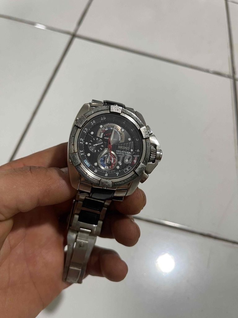 Đồng hồ Seiko Velatura Kim loại Bạc Đen. Mua bán Đồng hồ tại Huyện Bình Chánh Tp Hồ Chí Minh được đăng bởi Đàm trung  hình 1