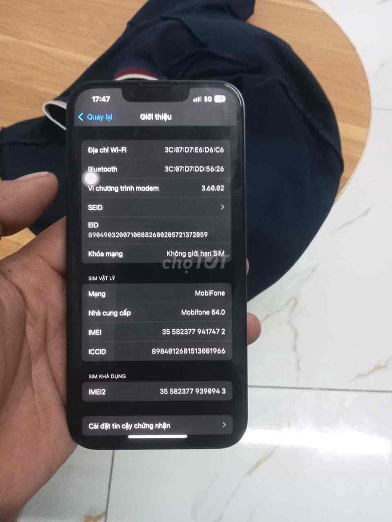 Apple iPhone 14 128GB Đen Đã sử dụng. Mua bán Điện thoại tại Thành phố Thuận An Bình Dương được đăng bởi Thai’s hình 1
