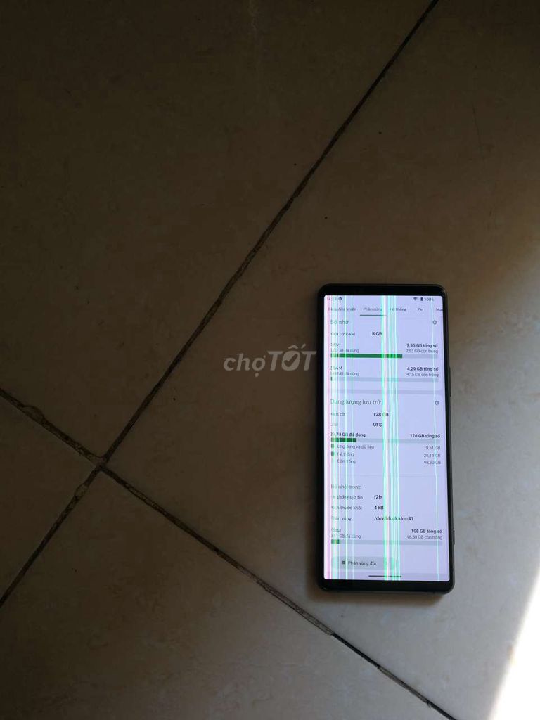 Sony Xperia 5 Mark III 8/128 quốc tế sọc màn hình. Mua bán Điện thoại tại Quận 7 Tp Hồ Chí Minh được đăng bởi Anh Hảo hình 1