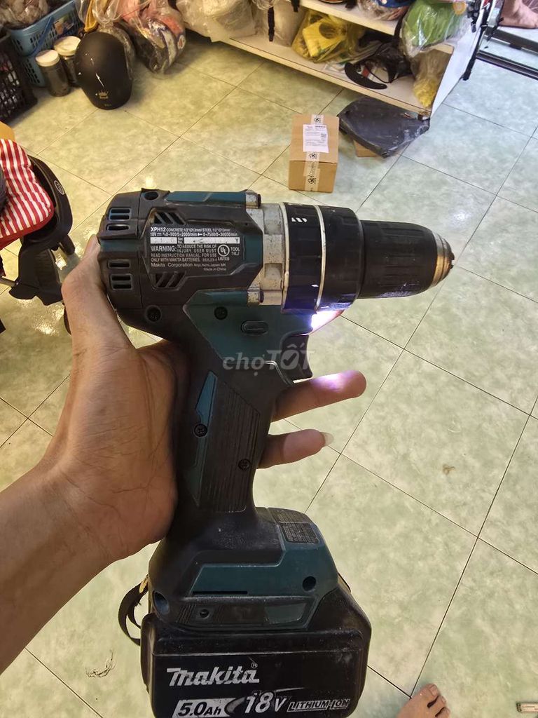Máy khoan pin Makita XPH12. Mua bán Đồ chuyên dụng, Giống nuôi trồng tại Thành phố Qui Nhơn Bình Định được đăng bởi Tuấn Anh hình 1