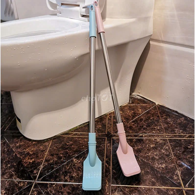 Cọ Toilet Cán Kim Loại Đầu Vuông 55CM