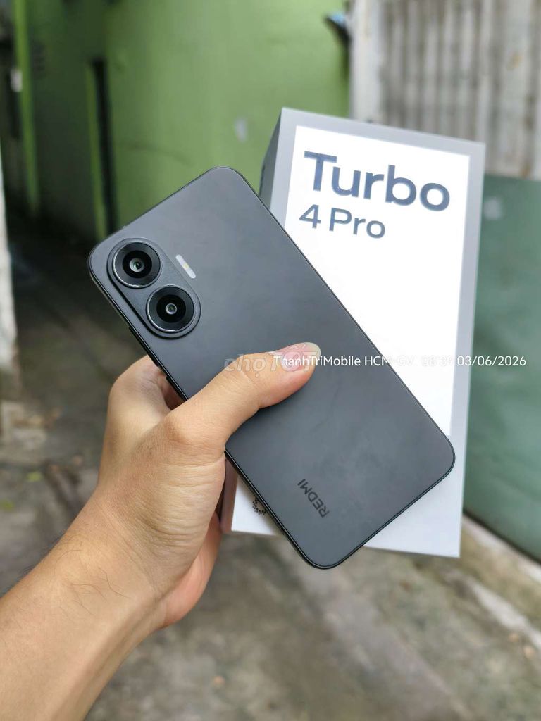 Xiaomi Redmi Turbo 4 Pro Đen 256GB. Mua bán Điện thoại tại Quận Gò Vấp Tp Hồ Chí Minh được đăng bởi Thanh Tri hình 1