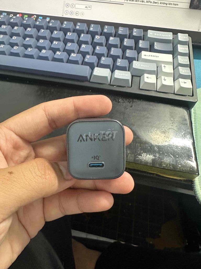 Cóc sạc Anker Nano 1C - 45W Xám. Mua bán Phụ kiện (Màn hình, Chuột...) tại Quận Cái Răng Cần Thơ được đăng bởi Nhân Tạ hình 1