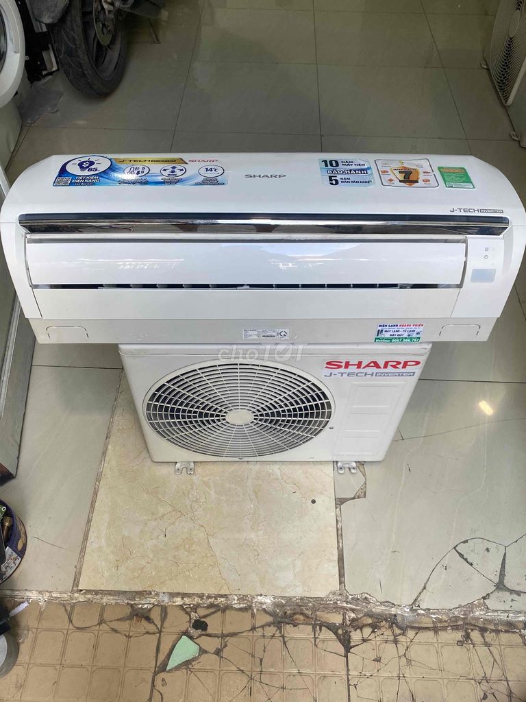 máy lạnh sharp inverter gas r32 1hp