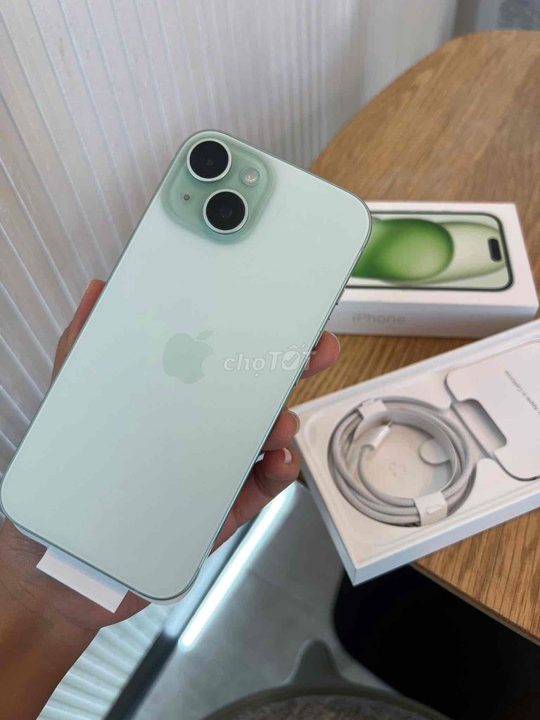 iPhone 15 Plus 128G Green FULLBOX BH APPLE 08/2025. Mua bán Điện thoại tại Quận 10 Tp Hồ Chí Minh được đăng bởi iStockHCM hình 1
