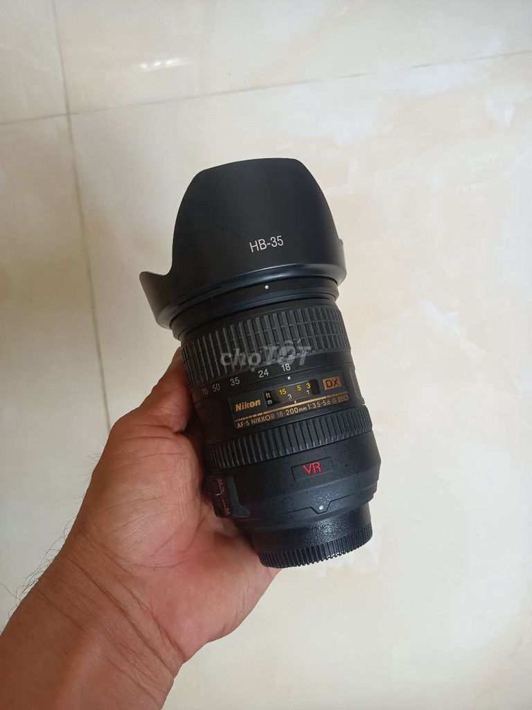 Ống kính Nikon 18-200 f3.5-5.6VR Đen. Mua bán Máy ảnh, Máy quay tại Thành phố Long Xuyên An Giang được đăng bởi Lý Phước Hảo hình 1