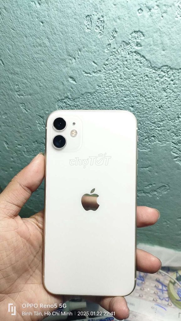 iPhone 11 128GB quốc tế iCloud trống full Face iD