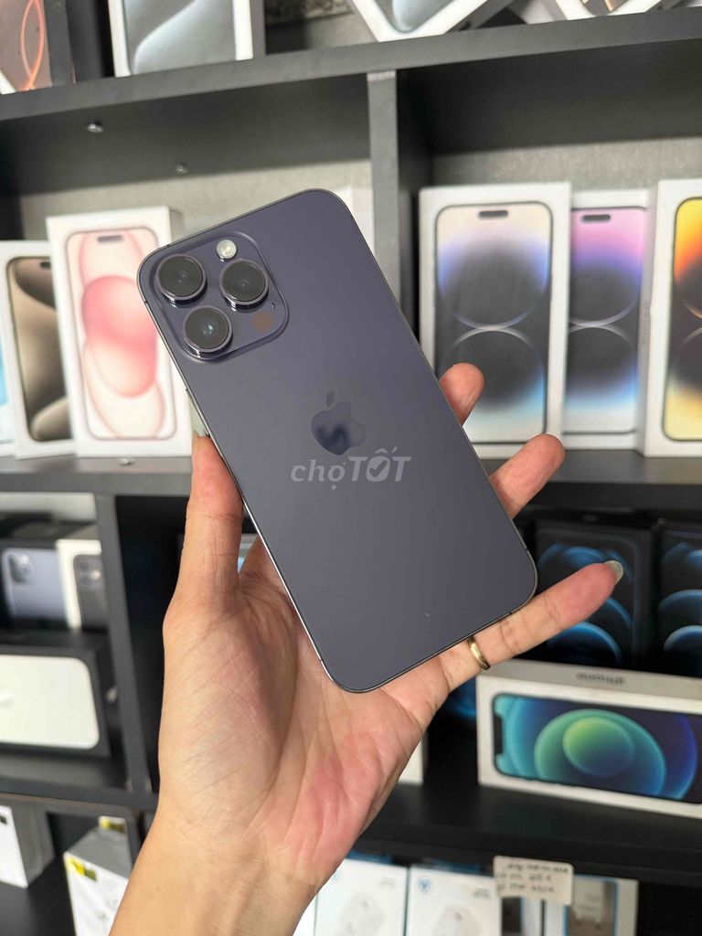 iPhone 14 Pro Max 256GB Tím 98.5%. Mua bán Điện thoại tại Thị xã Bến Cát Bình Dương được đăng bởi Devil Nguyễn hình 1