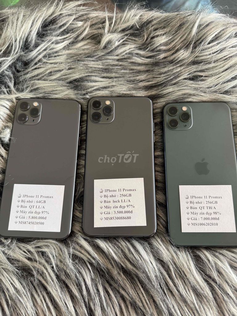 iPhone 11 Pro Max 256GB - 64GB. Mua bán Điện thoại tại Quận 11 Tp Hồ Chí Minh được đăng bởi MỸ SƠN Mobile hình 1
