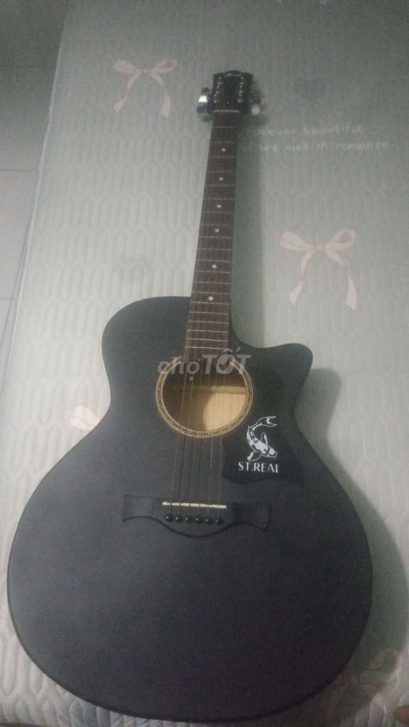 Đàn guitar St.real Đen Gỗ. Mua bán Nhạc cụ tại Quận 7 Tp Hồ Chí Minh được đăng bởi Minh Tấn hình 1