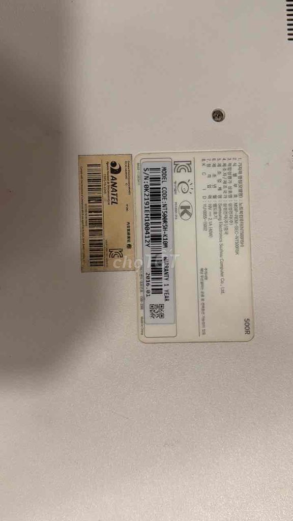 Samsung NT550R5H Trắng. Mua bán Laptop tại Quận Phú Nhuận Tp Hồ Chí Minh được đăng bởi J hình 1