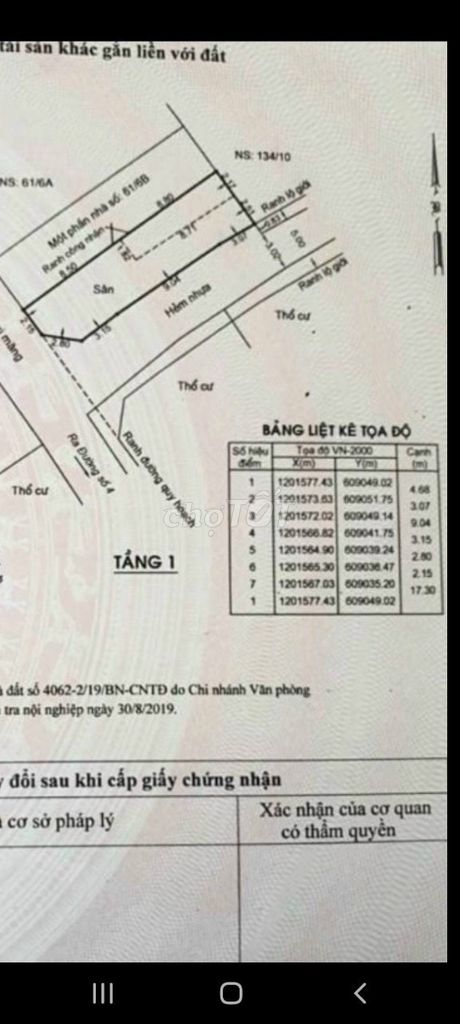 Bán đất (4,68x18M) = 72m2 góc 2 mặt tiền Đường Sô 4, Tam Phú