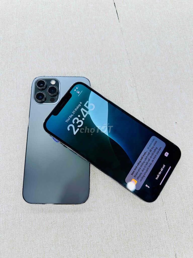 iPhone 12 Pro Max 128GB Xám. Mua bán Điện thoại tại Thành phố Long Xuyên An Giang được đăng bởi Trung Black Long Xuyên hình 1