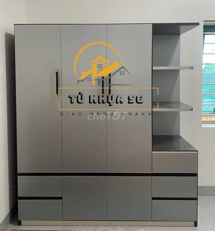 Tủ quần áo nhựa Cao 1m8 ngang 1m45 Mới. Mua bán Tủ, kệ gia đình tại Huyện Đức Hòa Long An được đăng bởi Nội thất giá xưởng hình 1