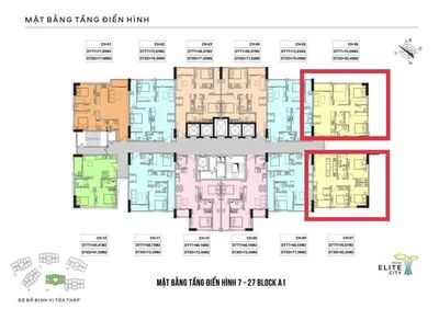 Bán căn hộ Tecco Elite Thái Nguyên 3PN giá 2.x tỷ