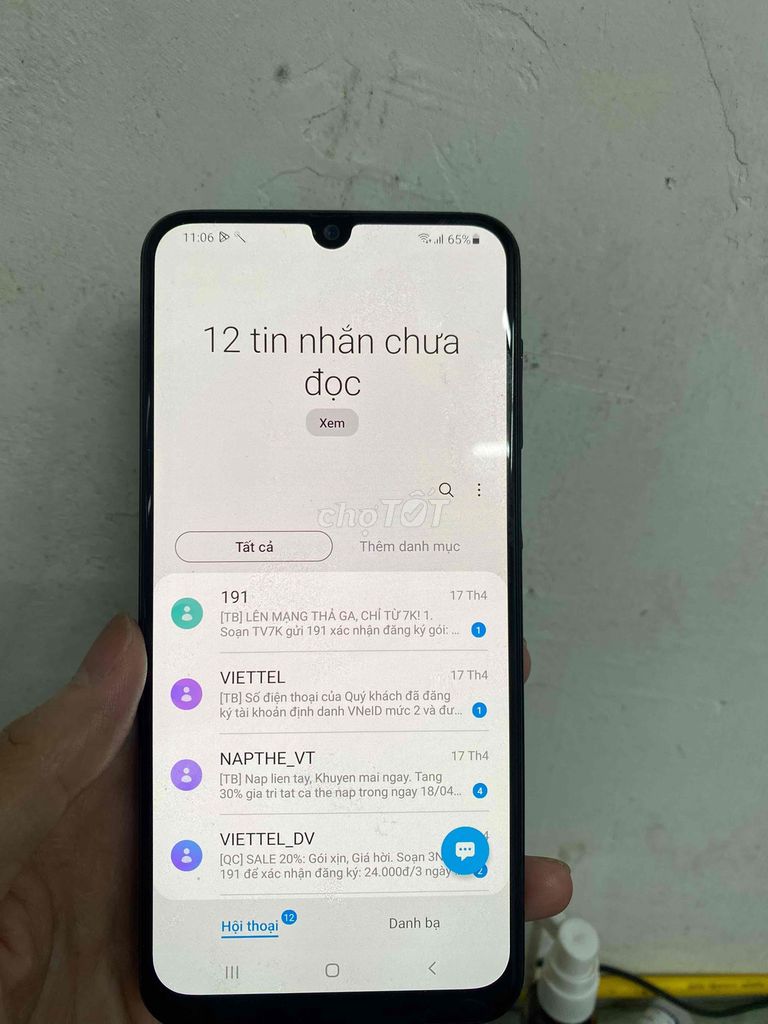 Samsung A30 2 sim 2 sóng. Mua bán Điện thoại tại Huyện Đông Hưng Thái Bình được đăng bởi lulabi hình 1