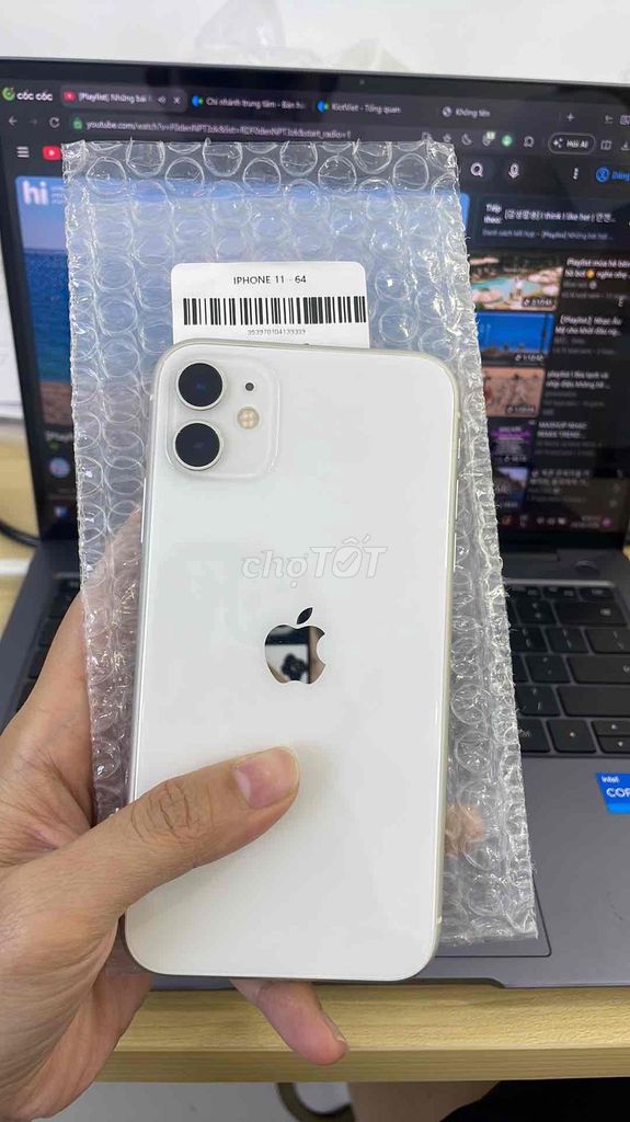 Apple iPhone 11 64GB Trắng 77%. Mua bán Điện thoại tại Thành phố Thủ Đức Tp Hồ Chí Minh được đăng bởi Nguyễn Ngọc  hình 1
